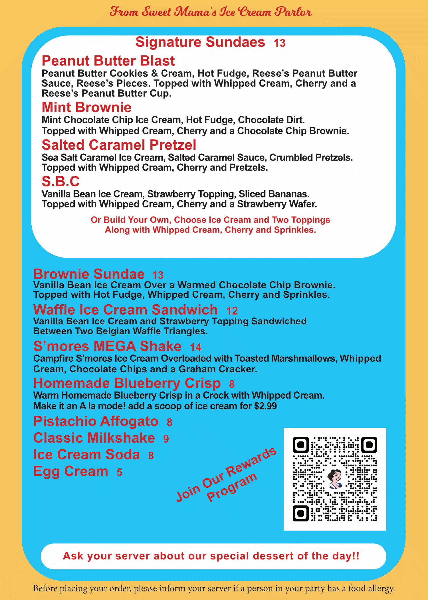 Desserts — Sweet Mama's